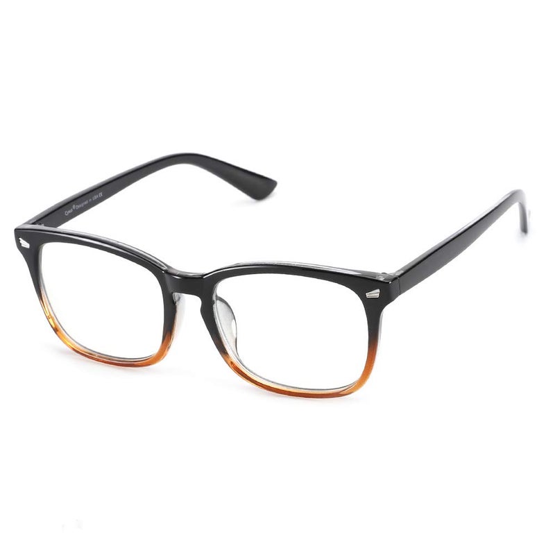 Cyxus Blue Light Blocking GlassesSquare Nerd Eyeglasses Frame Anti Blue Ray Computer Game Glasses Anti Eyestrain UV Eyeglasses Frame